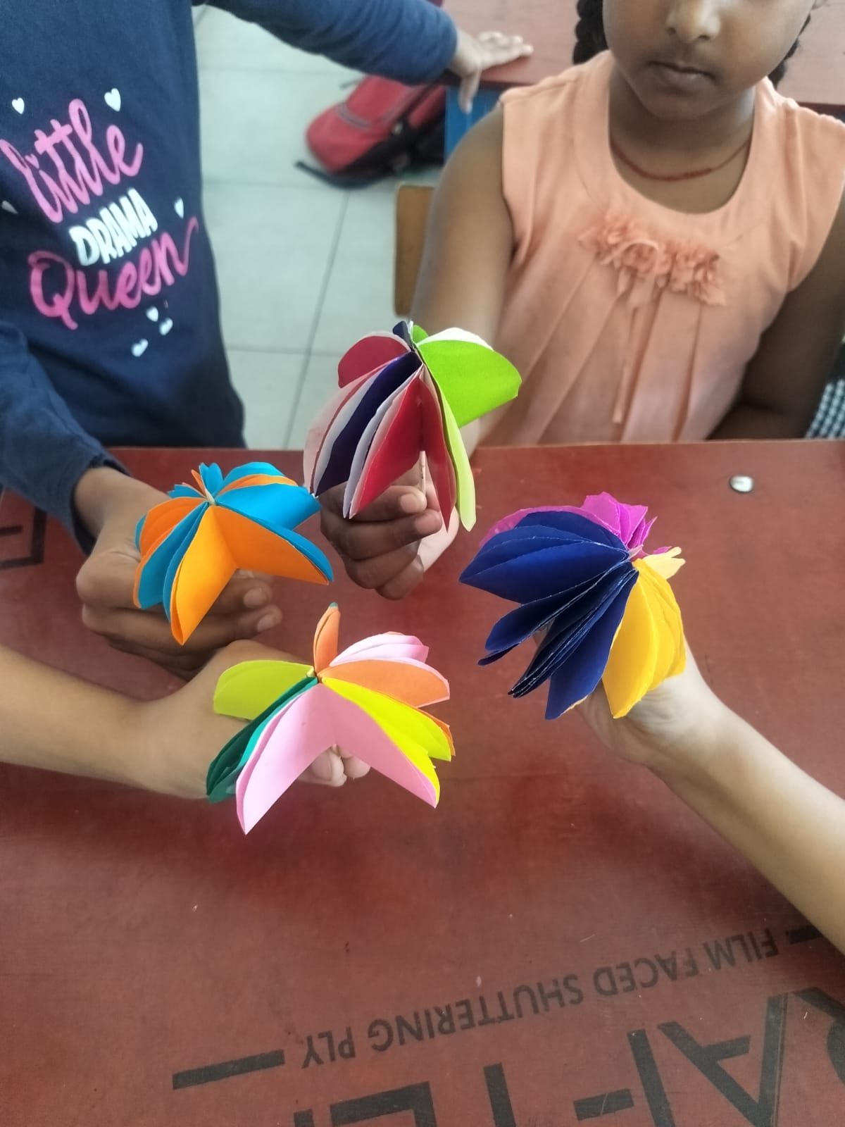 Art and craft activity at Amar Boond Academy